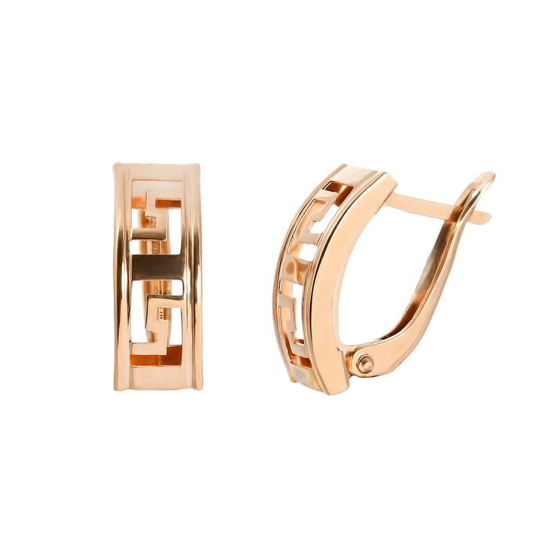 Серьги 02231 Золото 585 средний вес 2,48 гр.