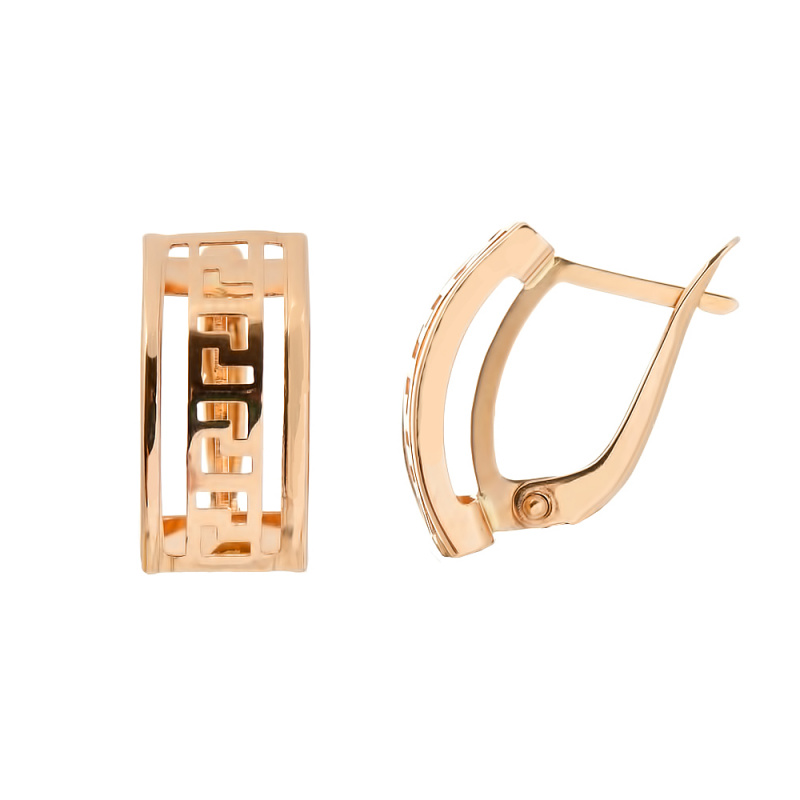 Серьги 02294 Золото 585 средний вес 2,6 гр.